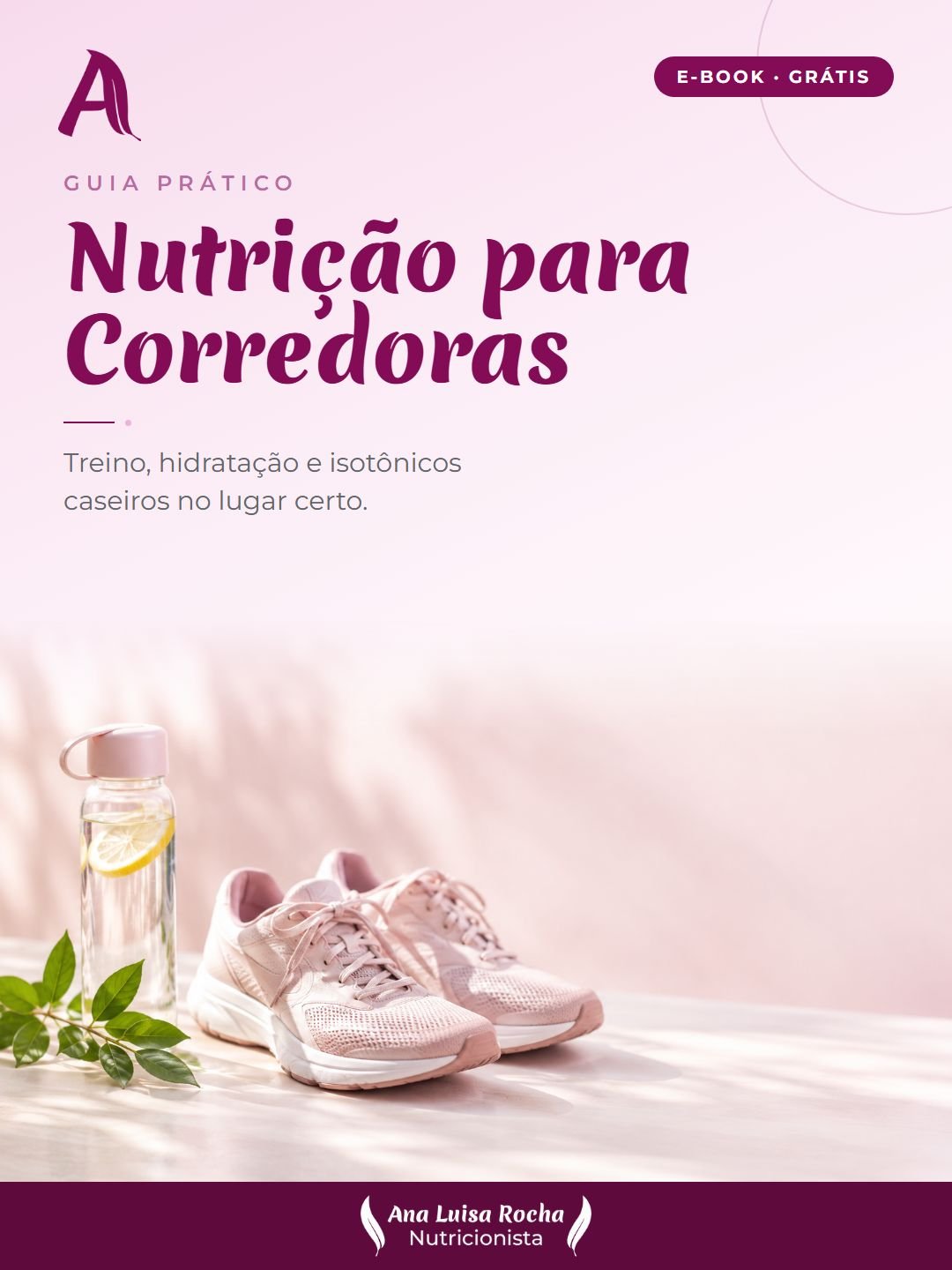 Capa do e-book Nutrição para Corredoras